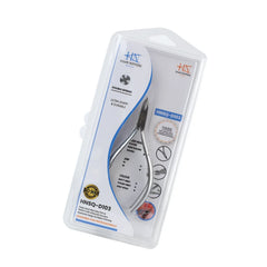 HNSQ-D103 Square Head , (Matt Grey), Jaw 14 , Double Spring Cuticle Nipper Stainless Steel 420