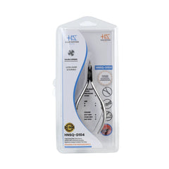 HNSQ-D104 Square Head , (Polish Grey), Jaw 14 , Double Spring Cuticle Nipper Stainless Steel 420