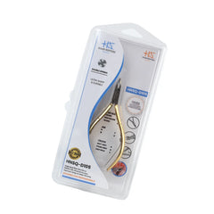 HNSQ-D105 Square Head , (Half Gold), Jaw 14 , Double Spring Cuticle Nipper Stainless Steel 420