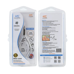 HNSS-D109 Semi-Square Head , (Matt Grey), Jaw 14 , Double Spring Cuticle Nipper Stainless Steel 420