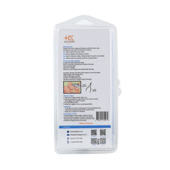 HNSS-D110 Semi-Square Head , (Polish Grey), Jaw 14 , Double Spring Cuticle Nipper Stainless Steel 420