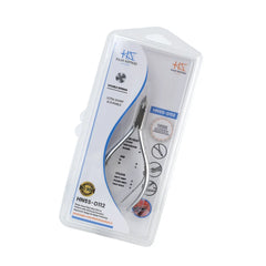 HNSS-D112 Semi-Square Head , (Matt Grey), Jaw 16 , Double Spring Cuticle Nipper Stainless Steel 420
