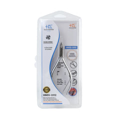 HNSS-D112 Semi-Square Head , (Matt Grey), Jaw 16 , Double Spring Cuticle Nipper Stainless Steel 420