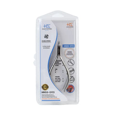 HNSS-D113 Semi-Square Head , (Polish Grey), Jaw 16 , Double Spring Cuticle Nipper Stainless Steel 420