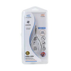 HNRD-D115 Round Head , (Matt Grey), Jaw 14 , Double Spring Cuticle Nipper Stainless Steel 420