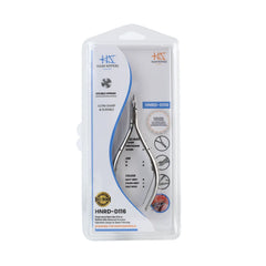 HNRD-D116 Round Head , (Polish Grey), Jaw 14 , Double Spring Cuticle Nipper Stainless Steel 420