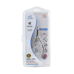 HNRD-D119 Round Head , (Polish Grey), Jaw 16 , Double Spring Cuticle Nipper Stainless Steel 420