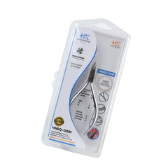 HNSQ-D091 Square Head HAAN Cuticle Nipper, Matt Grey, Jaw 14, Single Spring,Stainless Steel 420