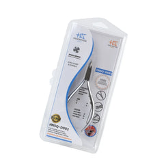 HNSQ-D093 Square Head Cuticle Nipper, Jaw 16, Single Spring, Matt Grey, Stainless Steel 420