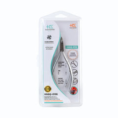 HNSQ-E136 Square Head , (Matt Grey), Jaw 16 , Double Spring Cuticle Nipper Stainless Steel 420