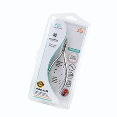 HNRD-E148 Round Head , (Matt Grey), Jaw 16 , Double Spring Cuticle Nipper Stainless Steel 420