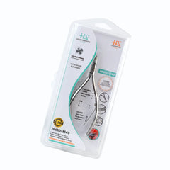 HNRD-E149 Round Head , (Polish Grey), Jaw 16 , Double Spring Cuticle Nipper Stainless Steel 420
