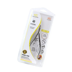 HNRD-F161 Round Head Cuticle Nipper, Jaw 16, Single Spring, (Matt Grey) Stainless Steel 420