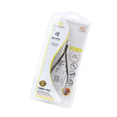 HNRD-F162 Round Head Cuticle Nipper, Jaw 16, Single Spring, (Polish Grey) Stainless Steel 420