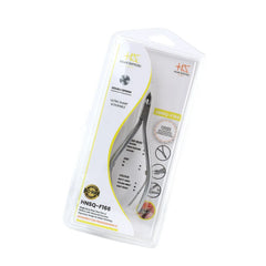 HNSQ-F166 Square Head , (Matt Grey), Jaw 16 , Double Spring Cuticle Nipper Stainless Steel 420