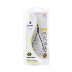 HNSQ-F166 Square Head , (Matt Grey), Jaw 16 , Double Spring Cuticle Nipper Stainless Steel 420