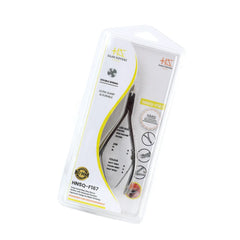 HNSQ-F167 Square Head , (Polish Grey), Jaw 16 , Double Spring Cuticle Nipper Stainless Steel 420