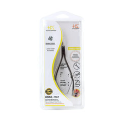 HNSQ-F167 Square Head , (Polish Grey), Jaw 16 , Double Spring Cuticle Nipper Stainless Steel 420