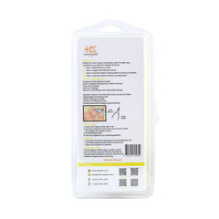 HNSQ-F168 Square Head , (Half Gold), Jaw 16 , Double Spring Cuticle Nipper Stainless Steel 420