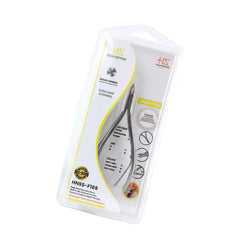 HNSS-F169 Semi-Square Head , (Matt Grey), Jaw 14 , Double Spring Cuticle Nipper Stainless Steel 420