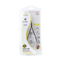 HNSS-F169 Semi-Square Head , (Matt Grey), Jaw 14 , Double Spring Cuticle Nipper Stainless Steel 420