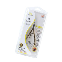 HNSS-F171 Semi-Square Head , (Half Gold), Jaw 14 , Double Spring Cuticle Nipper Stainless Steel 420