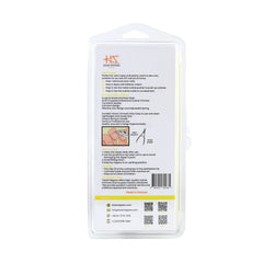 HNSS-F171 Semi-Square Head , (Half Gold), Jaw 14 , Double Spring Cuticle Nipper Stainless Steel 420