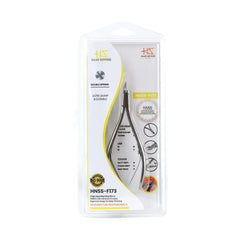 HNSS-F173 Semi-Square Head , (Polish Grey), Jaw 16 , Double Spring Cuticle Nipper Stainless Steel 420