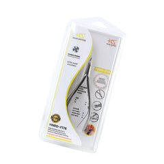 HNRD-F176 Round Head , (Polish Grey), Jaw 14 , Double Spring Cuticle Nipper Stainless Steel 420