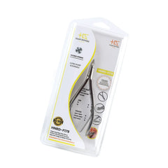 HNRD-F179 Round Head , (Polish Grey), Jaw 16 , Double Spring Cuticle Nipper Stainless Steel 420