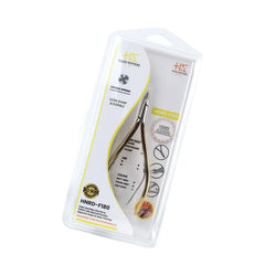 HNRD-F180 Round Head , (Half Gold), Jaw 16 , Double Spring Cuticle Nipper Stainless Steel 420