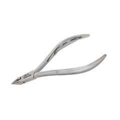 HNSQ-B032 Square Head Cuticle Nipper, Jaw 14, Single Spring, Polish Grey, Stainless Steel 420