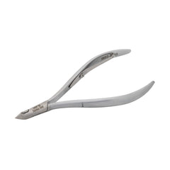 HNRD-B039 Round Head Cuticle Nipper, Jaw 14, Single Spring, Matt Grey, Stainless Seel 420