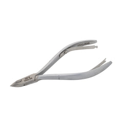 HNSQ-B046 Square Head , (Matt Grey), Jaw 16 , Double Spring Cuticle Nipper Stainless Steel 420