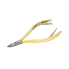 HNSS-B051 Semi-Square Head , (Half Gold), Jaw 14 , Double Spring Cuticle Nipper Stainless Steel 420