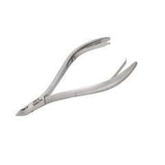 HNRD-B056 Round Head , (Polish Grey), Jaw 14 , Double Spring Cuticle Nipper Stainless Steel 420