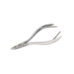 HNSQ-C074 Square Head , (Polish Grey), Jaw 14, Double Spring Cuticle Nipper Stainless Steel 420