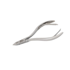 HNSQ-C077 Square Head , (Polish Grey), Jaw 16, Double Spring Cuticle Nipper Stainless Steel 420