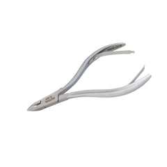 HNSS-C079 Semi-Square Head , (Matt Grey), Jaw 14, Double Spring Cuticle Nipper Stainless Steel 420