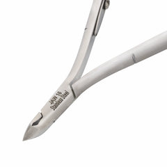 HNRD-B042 Round Head Cuticle Nipper, Jaw 16, Single Spring, (Polish Grey) Stainless Steel 420