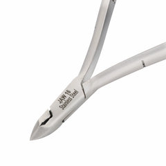 HNSS-B053 Semi-Square Head , (Polish Grey), Jaw 16 , Double Spring Cuticle Nipper Stainless Steel 420