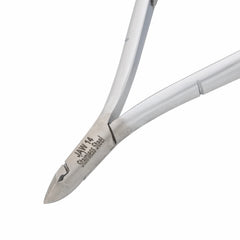 HNRD-B055 Round Head , (Matt Grey), Jaw 14 , Double Spring Cuticle Nipper Stainless Steel 420