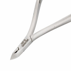 HNRD-B059 Round Head , (Polish Grey), Jaw 16 , Double Spring Cuticle Nipper Stainless Steel 420