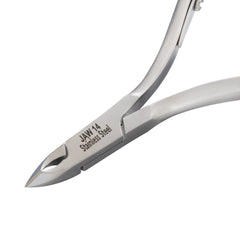 HNSQ-C062 Square Head , (Polish Grey), Jaw 14 , Single Spring Cuticle Nipper Stainless Steel 420
