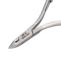HNSQ-C064 Square Head, (Polish Grey), Jaw 16 ,Single Spring Cuticle Nipper Stainless Steel 420