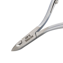 HNSS-C067 Semi-Square Head , (Matt Grey), Jaw 16 ,Single Spring Cuticle Nipper Stainless Steel 420