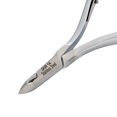 HNRD-C069 Round Head , (Matt Grey), Jaw 14 ,Single Spring Cuticle Nipper Stainless Steel 420