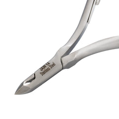 HNRD-C070 Round Head , (Polish Grey), Jaw 14 ,Single Spring Cuticle Nipper Stainless Steel 420