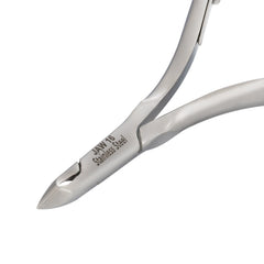 HNRD-C072 Round Head , (Polish Grey), Jaw 16 ,Single Spring Cuticle Nipper Stainless Steel 420