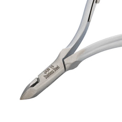 HNSQ-C076 Square Head , (Matt Grey), Jaw 16, Double Spring Cuticle Nipper Stainless Steel 420